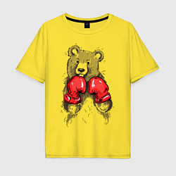 Мужская футболка оверсайз Bear Boxing