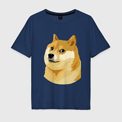 Мужская футболка оверсайз Doge