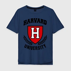 Мужская футболка оверсайз Harvard University