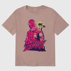 Мужская футболка оверсайз Hooking Over People?