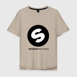 Мужская футболка оверсайз Spinnin records