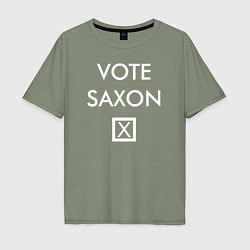 Мужская футболка оверсайз Vote Saxon