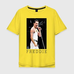 Мужская футболка оверсайз Queen: Freddie