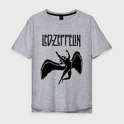 Мужская футболка оверсайз Led Zeppelin Swan