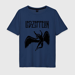 Мужская футболка оверсайз Led Zeppelin Swan