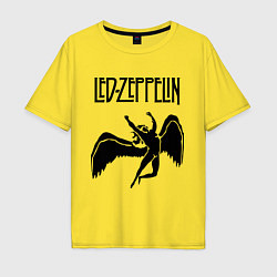 Мужская футболка оверсайз Led Zeppelin Swan