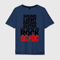 Мужская футболка оверсайз AC/DC Rock