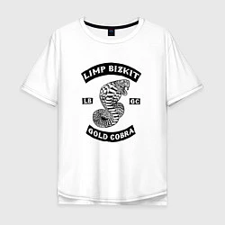 Мужская футболка оверсайз Limp Bizkit: Gold Cobra