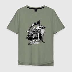 Мужская футболка оверсайз Black Sabbath: Grim Reaper