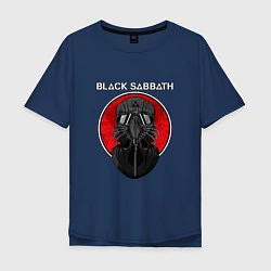 Футболка оверсайз мужская Black Sabbath: Toxic, цвет: тёмно-синий