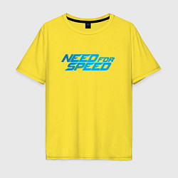 Футболка оверсайз мужская Need for speed, цвет: желтый