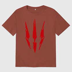 Мужская футболка оверсайз Ведьмак 3