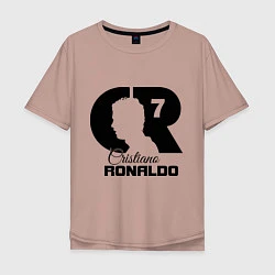 Мужская футболка оверсайз CR Ronaldo 07