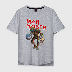 Мужская футболка оверсайз Iron Maiden: Zombie