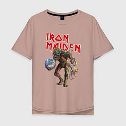 Мужская футболка оверсайз Iron Maiden: Zombie