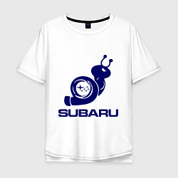 Мужская футболка оверсайз Subaru