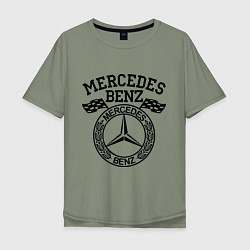 Мужская футболка оверсайз Mercedes Benz