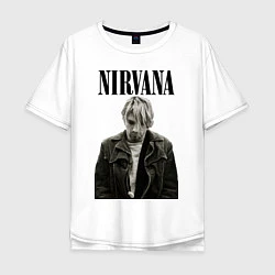 Мужская футболка оверсайз Kurt Cobain: Young