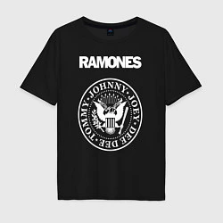 Мужская футболка оверсайз Ramones