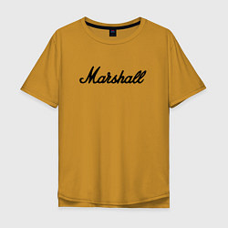 Мужская футболка оверсайз Marshall logo