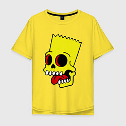Мужская футболка оверсайз Bart Skull