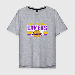 Мужская футболка оверсайз Los Angeles Lakers