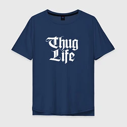 Мужская футболка оверсайз Thug Life: 2Pac