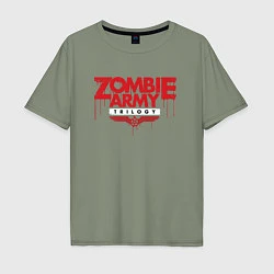 Мужская футболка оверсайз Zombie Army Trilogy