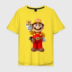 Мужская футболка оверсайз Super Mario