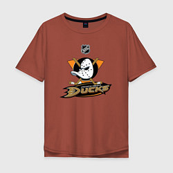 Мужская футболка оверсайз NHL: Anaheim Ducks