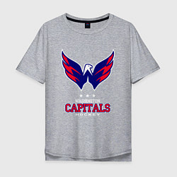 Мужская футболка оверсайз Washington Capitals