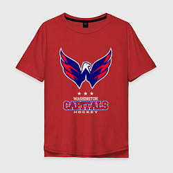 Мужская футболка оверсайз Washington Capitals