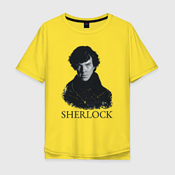 Мужская футболка оверсайз Sherlock Art