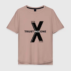 Мужская футболка оверсайз Trust no one