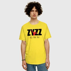 Футболка оверсайз мужская Zyzz, цвет: желтый — фото 2