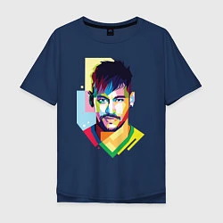 Мужская футболка оверсайз Neymar: fun-art