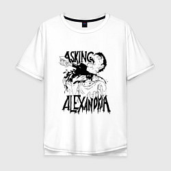 Мужская футболка оверсайз Asking Alexandria Devil
