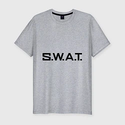 Мужская slim-футболка S.W.A.T