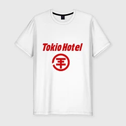 Футболка slim-fit Tokio Hotel, цвет: белый