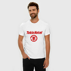 Футболка slim-fit Tokio Hotel, цвет: белый — фото 2