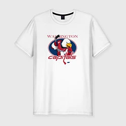 Мужская slim-футболка Washington Capitals Hockey