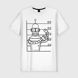 Мужская slim-футболка Bender Wanted