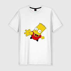 Футболка slim-fit Simpsons 8, цвет: белый