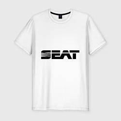 Мужская slim-футболка Seat