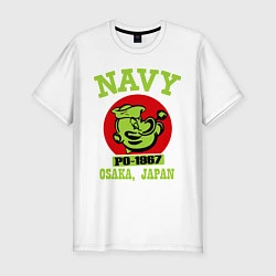 Мужская slim-футболка Navy: Po-1967