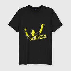 Футболка slim-fit Messiah, цвет: черный