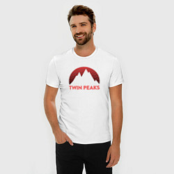 Футболка slim-fit Twin Peaks: Pie & Murder, цвет: белый — фото 2