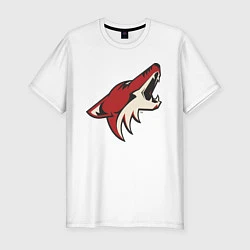 Футболка slim-fit Phoenix Coyotes, цвет: белый