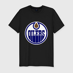 Мужская slim-футболка Edmonton Oilers