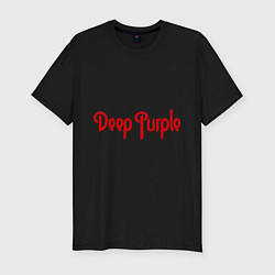 Мужская slim-футболка Deep Purple: Red Logo